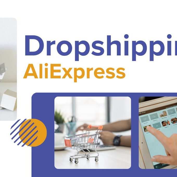 Blue and Yellow Modern E-Commerce Business Setup Services Email Header